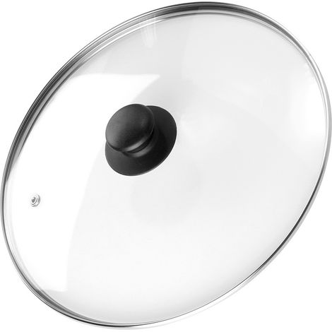 Tapa de Cristal para Ollas, Sartenes y Cacerolas Pomo Universal 28 cm (1/5)