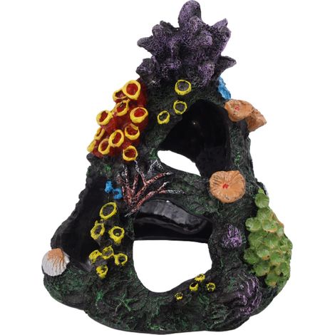 Aquarium Coral Cave Decor, Polyresin, Fresh Or Saltwater (1/5)