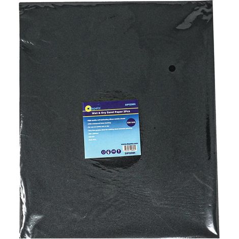 Dapetz ® Wet and Dry Sandpaper Assorted for Automotive Sanding, 9 x 11 inch Extra Large 500 Grit Sandpaper, Abrasive Paper Sheet 230 x 280mm Pack of 2 (1/5)