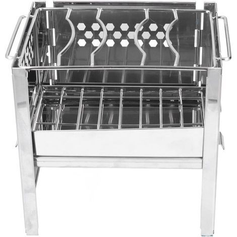 Poêle à Bois de Camping Pliable - Réchaud Portable pour Randonnée et Cuisine Extérieure (1/5)