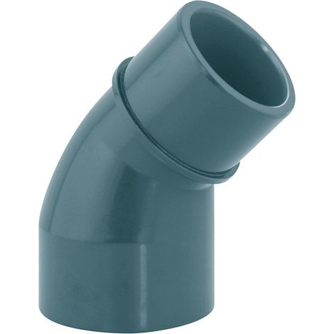 Coude PVC pression 45° MF/F à coller Ø 50 mm - Fitt (1/3)