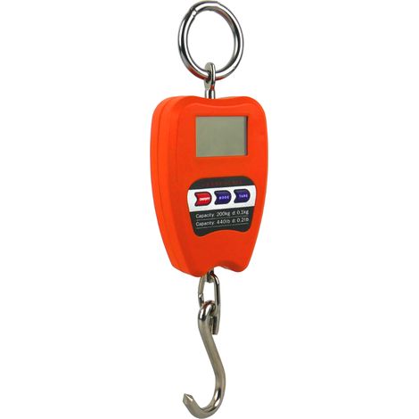 Bilancia sospesa a gancio 200 kg, elettronica, valigeria, pesca, wagPRO H200 (1/5)