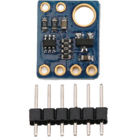 Ortviai Capteur de mesure de distance ToF VL53L0X, communication I²C, 2,8–5 V, précision élevée, module compact 10,5 × 13,3 mm
