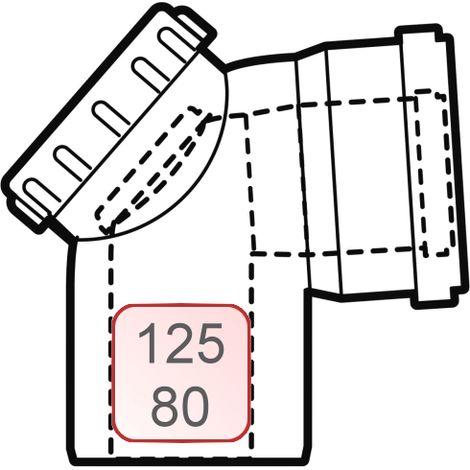 Revisionsbogen PP/PP DN125/80 87° - 48000010262 von Weishaupt