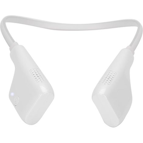 Mini purificateur d'air à ions négatifs, purificateur de fumée portable à porter sous forme de collier, blanc (1/5)