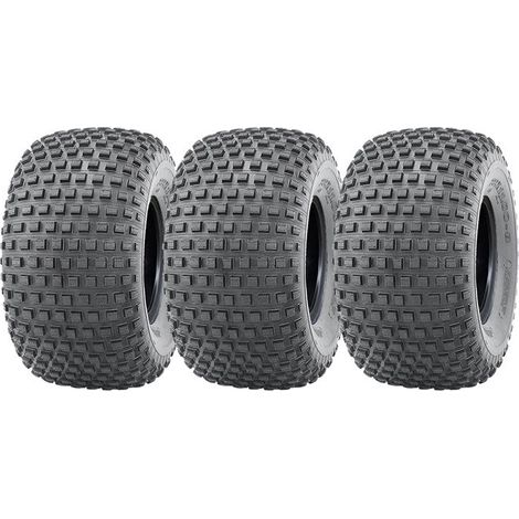 22x11.00-8 Knobby Reifen VTT, Quad Anhänger 22 11 8 Reifen 4 Schichten gerade schwer, Satz von 3