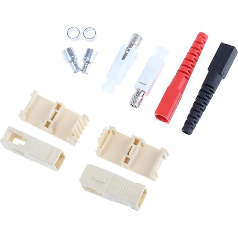 Connecteur pour fibre optique SC Duplex, Multimode, taille de la fibre 127µm ( Prix pour 1 )