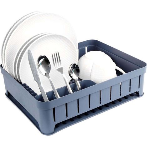 ÉGOUTTOIR À VAISSELLE GRIS, ÉGOUTTOIR DE CUISINE, 39 CM, LOT (1/5)