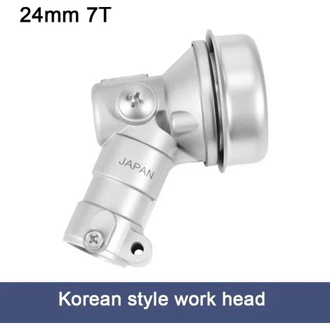 Adaptateur de tête de coupe-bordures (24 mm, 7 dents, style coréen) - Accessoire pour débroussailleuse - Engrenage pour débroussailleuse (1/5)