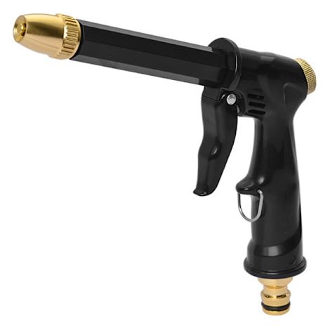 Pistola ad acqua per tubo da giardino – in metallo – ad alta pressione (1/5)