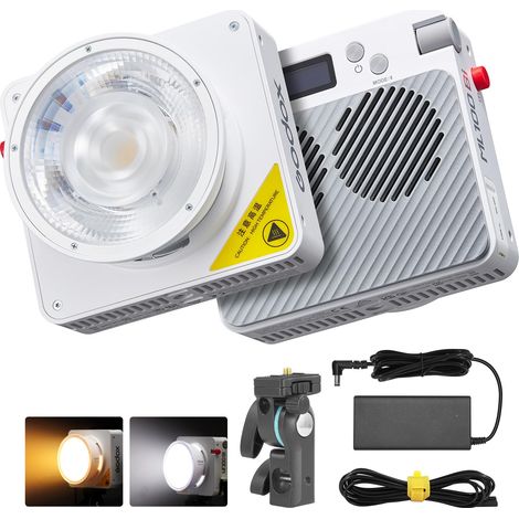 Lampe Vidéo LED Bi-Couleur, 100W Portable Projecteur Spot (1/5)