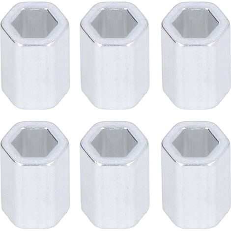 Lot de 12 entretoises alu à trou hexagonal anti-corrosion pour arbre moteur 8mm Ø int, rondelle hex 16mm L 3520‑4012‑0160 (1/5)