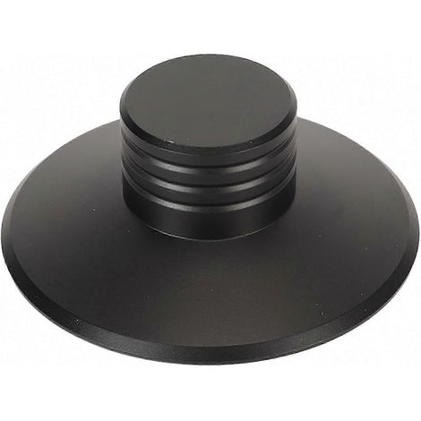 Platine vinyle stabilisateur de poids en alliage d'aluminium, réducteur de vibrations pour tourne-disque, pince à disque LP noire (1/5)