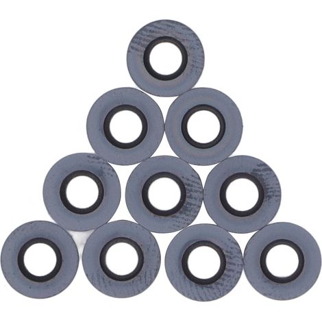 10 beschichtete Hartmetall-CNC-Fräseinsätze, Spannwerkzeuge für Drehmaschinen zur Metallbearbeitung (1/5)