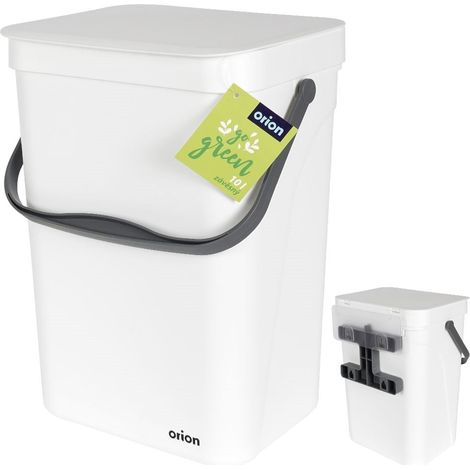 Cubo de Basura de Pared de 10L con Tapa y Asa (1/5)