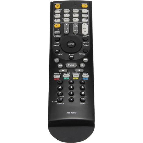 Fernbedienung für Onkyo RC-799M HT-R391 HT-R558 HT-R590 HT-R591 HT-S5500 RC-834M RC-737M RC-812M RC-801M RC-803M () (1/5)