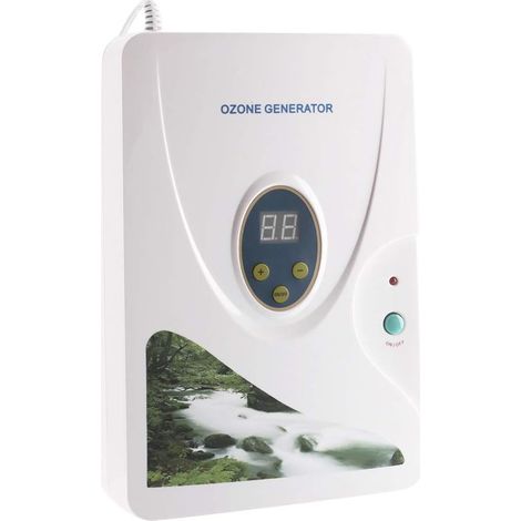 Generatore di ozonizzatore portatile da 400 MG/h, sterilizzatore digitale per purificatore d'aria domestico per acqua, verdura e frutta