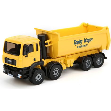 Camion Benne Miniature - Échelle 1:50 - Alliage de Zinc - Modèle Statique pour Enfants et Collectionneurs - 1 Pièce