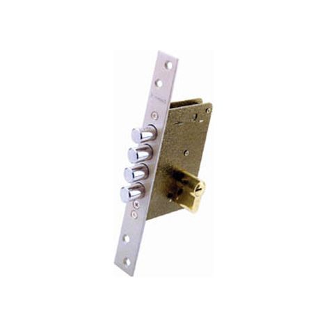 CERRADURA SEGURIDAD INOX LLAVE SOLA (1/2)