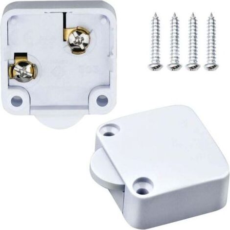 Interrupteur Porte - 230 V - Pour Placards et Armoires - 2 Pièces (1/4)