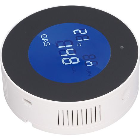 WLAN-Erdgasdetektor mit 90 dB akustischem Alarm, 5 V DC Smart-Sensor für Küche, Haushalt und Hotel (1/5)