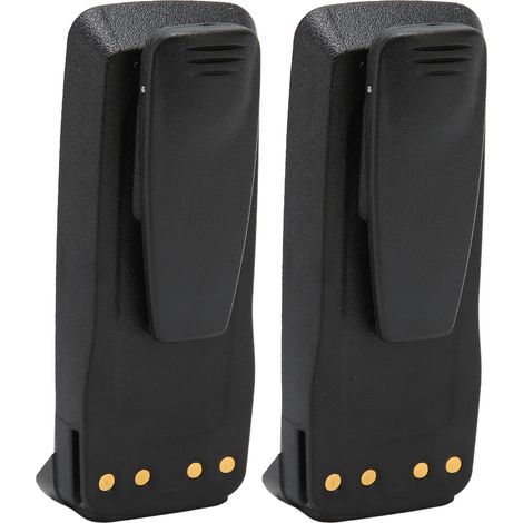 Batterie de remplacement pour radio bidirectionnelle 2600 mAh 7,4 V Li-ion avec clip arrière pour Motorola DP3401 DP3400 XPR6350 XPR6300 (1/5)