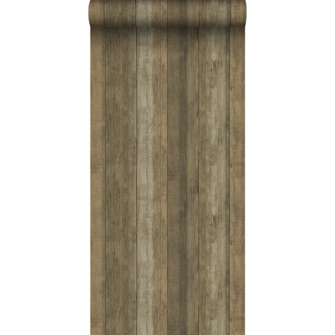 papier peint imitation bois marron - Sanders & Sanders (1/5)