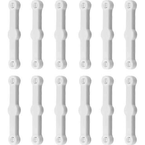 Lntyq 12 Pièces Bandes De Fixation De Moustiquaire Anti-Moustique, Support De Moustiquaire De Fenêtre Pratique, Clip De Moustiquaire De Fenêtre Sans Perforation, Filets Anti-Insectes (1/5)