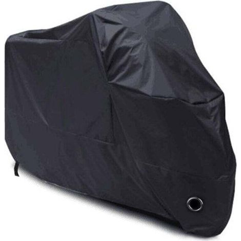 Housse de Protection pour Moto imperméable, résistant au Froid et intempéries 190T Noir Protège de la poussière - M 20090100cm.. (1/4)