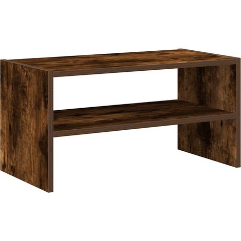 Maison Exclusive - Zapatero apilable roble ahumado 60x30x30,5 cm