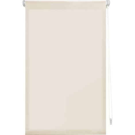 Blindecor Aure Tenda a rullo traslucida tinta unita senza perforazione - Beige, 87 x 180 cm (Larghezza x Altezza) Dimensioni del tessuto 84 x 175 cm Tende per interni senza attrezzi (1/5)
