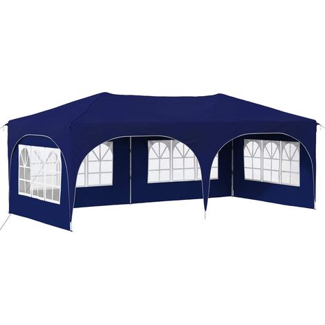 Maison Exclusive - Pop-up Partyzelt 575 x 288 x 245 cm Blau Oxfor (1/5)