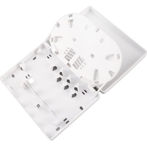 Boîtier de raccordement fibre 4 ports FTTH répartiteur optique bureau compact universel pour SC FC (1/5)