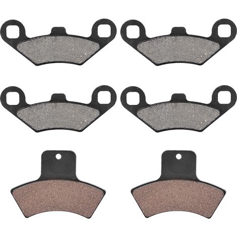 Eosnow Bremsbacken, gute Härte, 6 Stück, vorne, hinten, praktisch, langlebig, Hochleistungs-Scheibenbelag für Reparatur, Ersatz, Polaris Sportsman 500