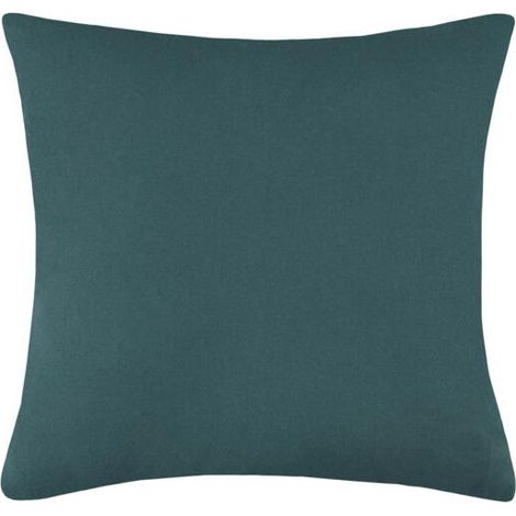 Coussin DUO 50x50 bleu cobalt beige clair (1/3)