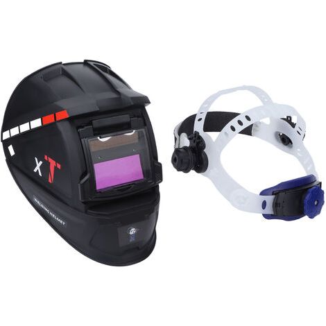 Masque de Soudage à Couleur Véritable, Grand écran de vue Auto Darkening Casque de Soudage à énergie solaire, pour TIG MIG ARC Grind Masque et lunette de soudure (1/5)