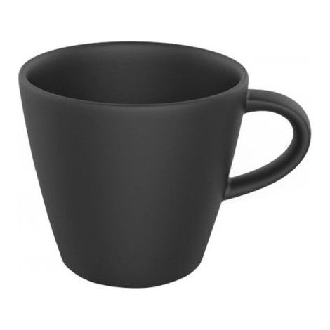 Tasse Moka Rock Noir V&b 0.10l Design Brut, Céramique Noire Mate Texturée - Villeroy Et Boch