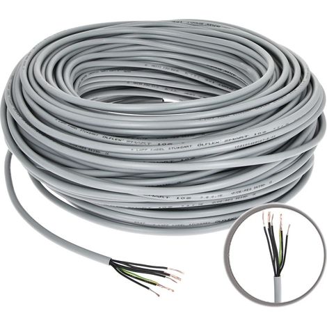 Câble de commande PVC 7 x 0,75 mm² avec conducteur de protection