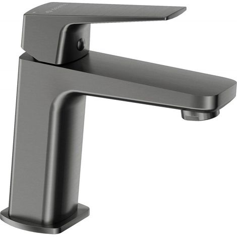 Deante BLUR grifo monomando para lavabo color titanio diseño moderno