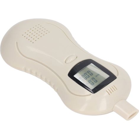 Éthylotest électronique portable avec écran LCD, détecteur d'alcool par souffle, capteur semi-conducteur, alarme précise, testeur digital pour conduite. (1/5)