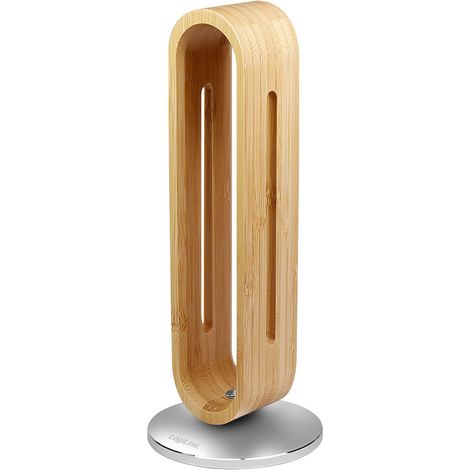 Supporto per cuffie LogiLink in bambù, supporto da scrivania in alluminio per gaming. (1/5)