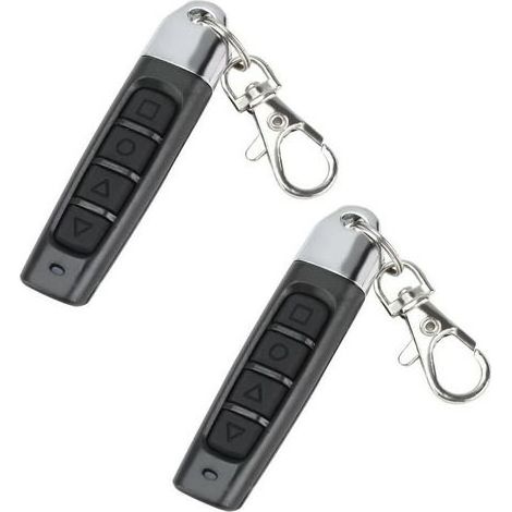 Télécommande universelle 433 MHz pour portail et porte de garage – 4 boutons, fréquence fixe, compatible avec la plupart des systèmes sans fil (1/5)