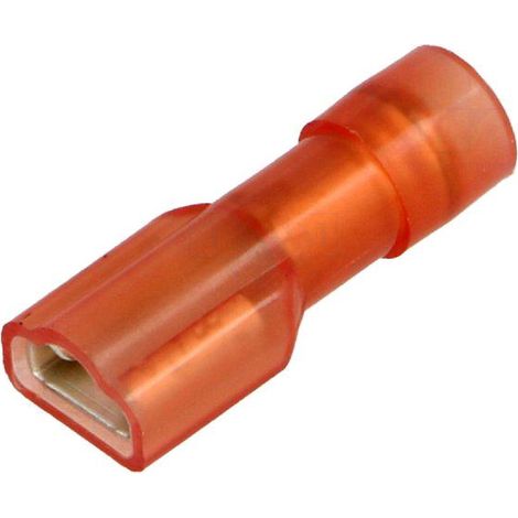 Connecteur plat 4.8mm 0.8mm femelle 0.25-1.5mm2 rouge x5