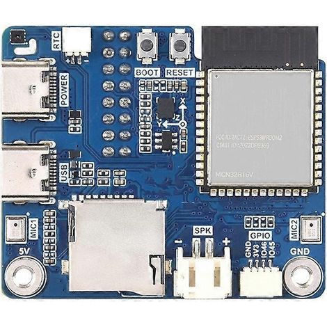 La carte pilote de matrice RGB ESP32-S3 est dotée de deux microphones, du Wi-Fi 2,4 GHz + Bluetooth 5, de la prise en charge de la commande vocale IA et de la compatibilité avec les écrans matriciels