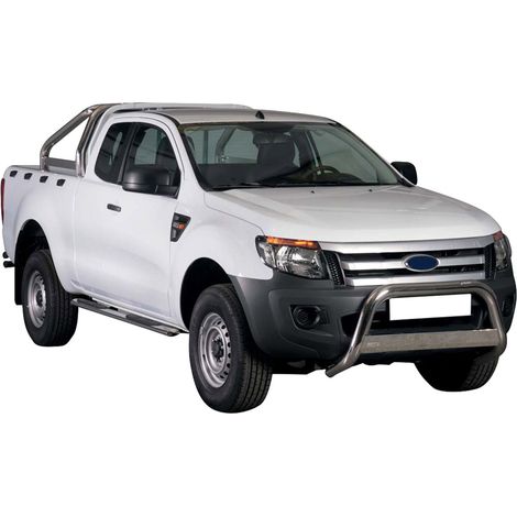 Pare-buffle Avant pour Ford Ranger 2012-2015 63 mm en Acier Gris (1/5)