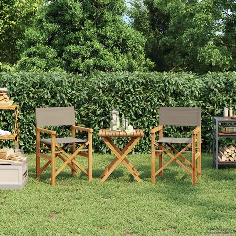 vidaXL Sedia da pranzo 56 x 54 x 87 cm 100% Poliestere Teak