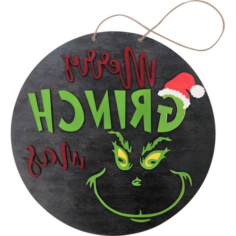 Dekorativer Anhänger „Grünes Weihnachtsmonster“ (3D-Stil) Weihnachtsschmuck (C) (1/2)