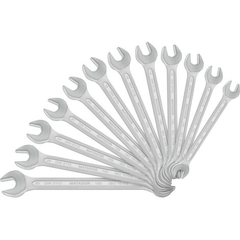 Matador Schraubwerkzeuge 01009120 Kit chiavi a forchetta doppie 12 parti Misura (metrica) 6 - 32 mm (1/5)