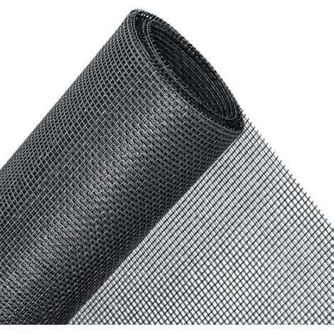 royaluxe-Remplacement d'écran de fenêtre résistant aux animaux de compagnie, fenêtre moustiquaire invisible en fibre de verre - Noir - 1,5 x 3 mètres - RWMoustiquaire de fenêtre