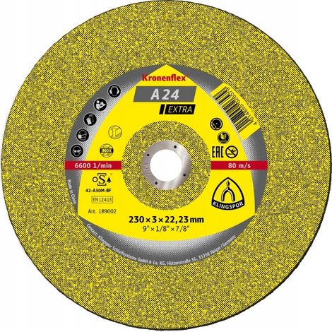 Disco da taglio per metalli 180x3x22 KLINGSPOR A24EX (1/2)
